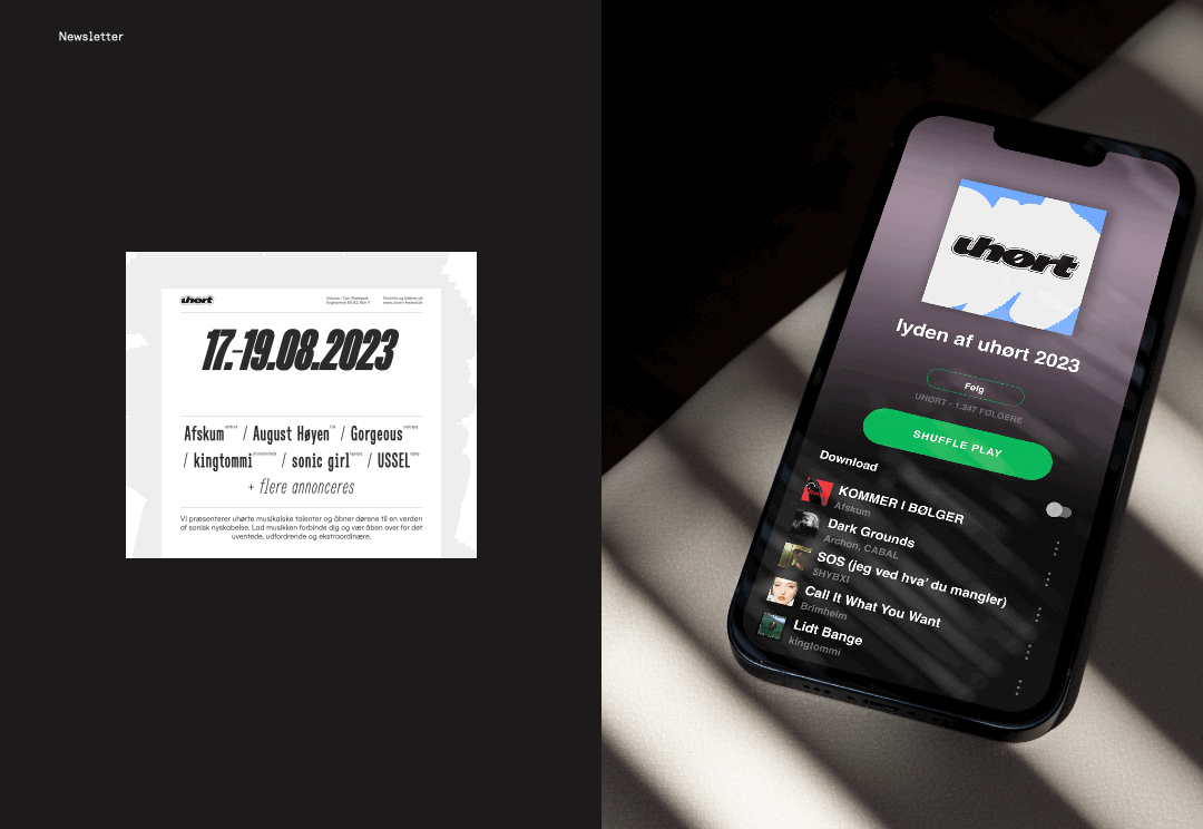 UHØRT REBRANDING - WEBSTUDIOUAE